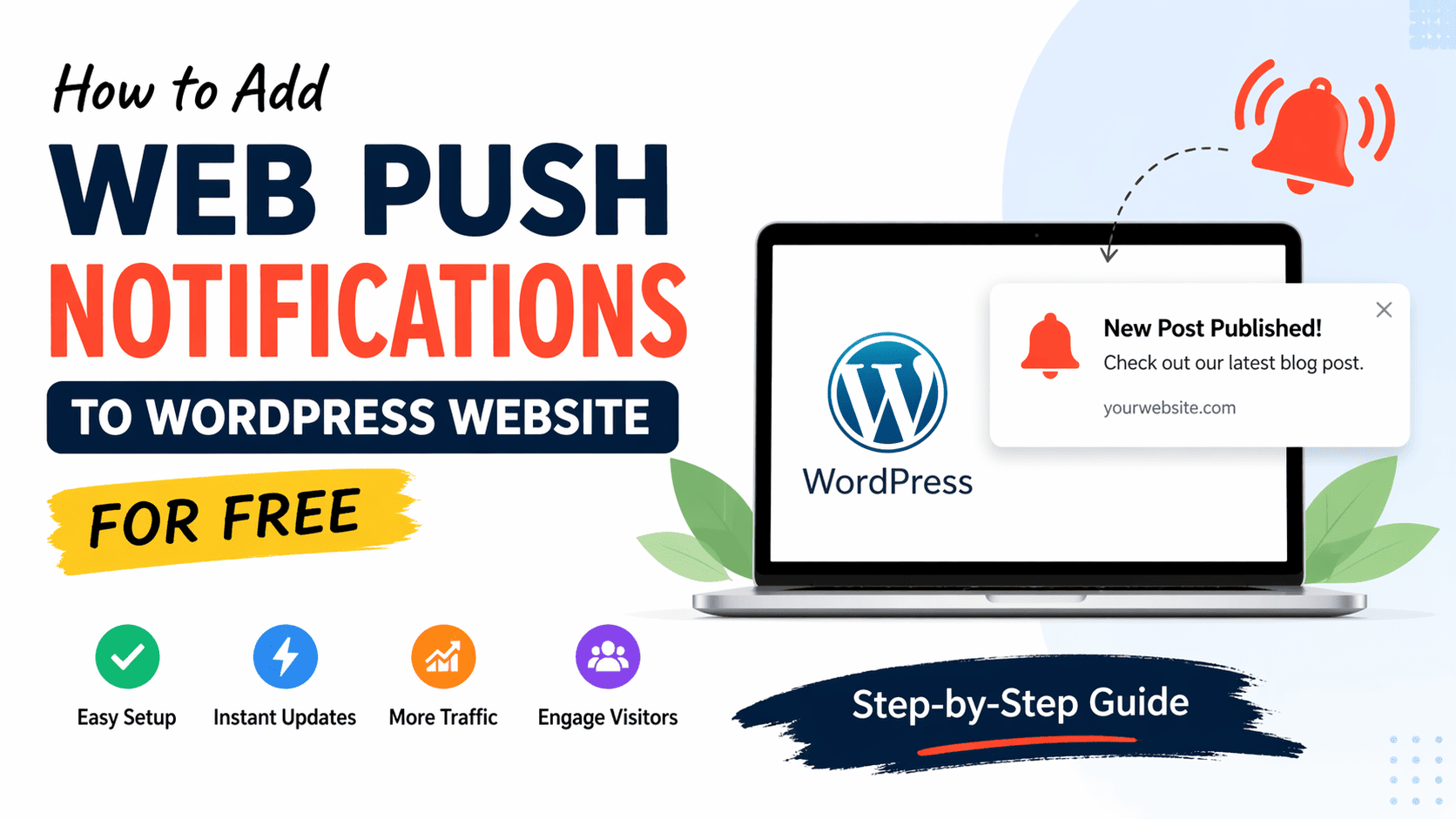 How to Add Web Push Notifications to WordPress Website for Free 2026